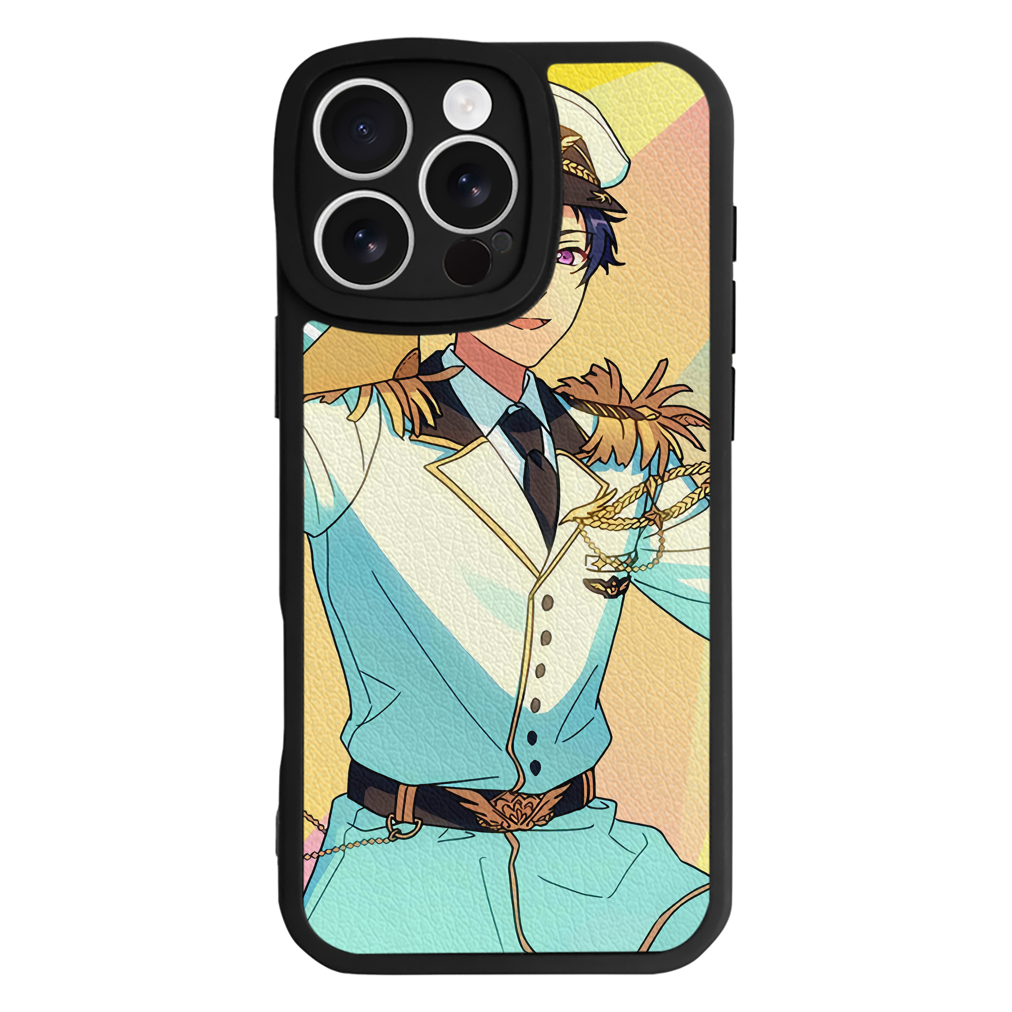 （画像用） あんさんぶるスターズ! Ensemble Stars 【iPhone 16シリーズ対応】シリコンスマホケース（レザー調） 材質：シリコン